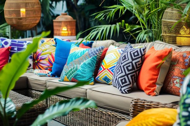 Custom Cushion Covers and Custom Outdoor Furniture Covers: A Fashionable shield against summer heat and UV rays